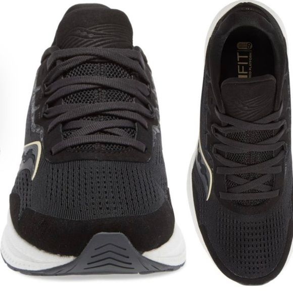 SAUCONY Women Freedom 4 Running Shoe in Black/Sunset Size 7 - Picture 3 of 8